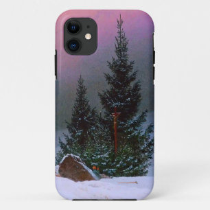 Winter Landscape Caspar David Friedrich iPhone 11 Case