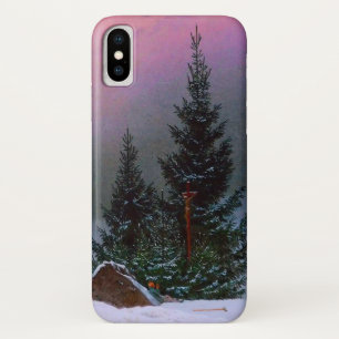 Winter Landscape Caspar David Friedrich iPhone X Case