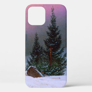 Winter Landscape Caspar David Friedrich iPhone 12 Case