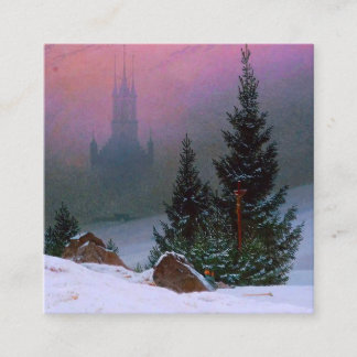 Winter Landscape Caspar David Friedrich Enclosure Card