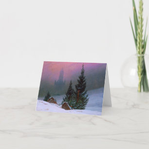 Winter Landscape Caspar David Friedrich Invitation