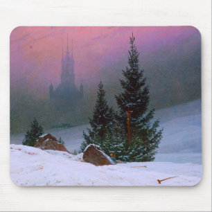 Winter Landscape Caspar David Friedrich Mouse Mat