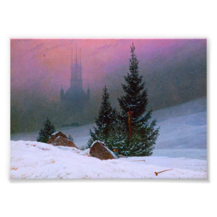 Winter Landscape Caspar David Friedrich Photo Print