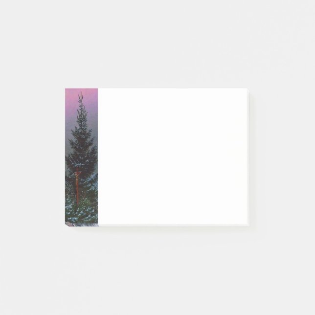Winter Landscape Caspar David Friedrich Post-it Notes (Front)