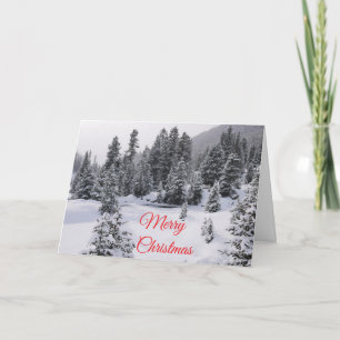 Winter Landscape Christmas Card