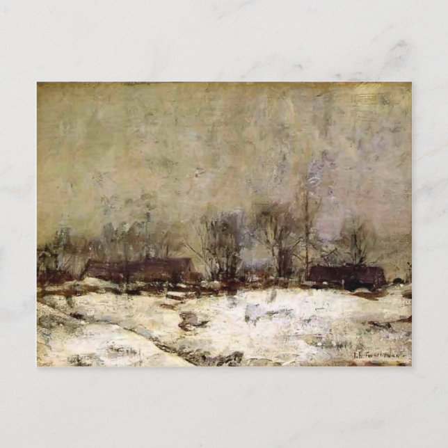 Winter Landscape, Cincinnati by John Twachtman Postcard (Front)