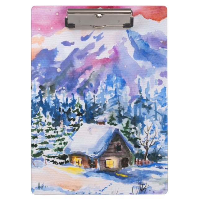 Winter landscape clipboard (Front)