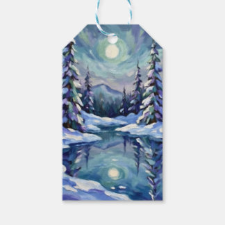 Winter Landscape  Gift Tags