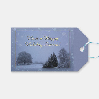 Winter Landscape Gift Tags