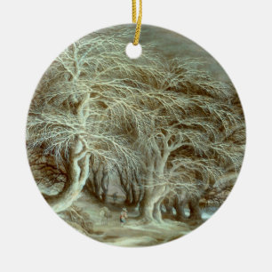 Winter Landscape Gijsbrecht Leytens Ceramic Tree Decoration