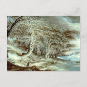 Winter Landscape Gijsbrecht Leytens Holiday Postcard