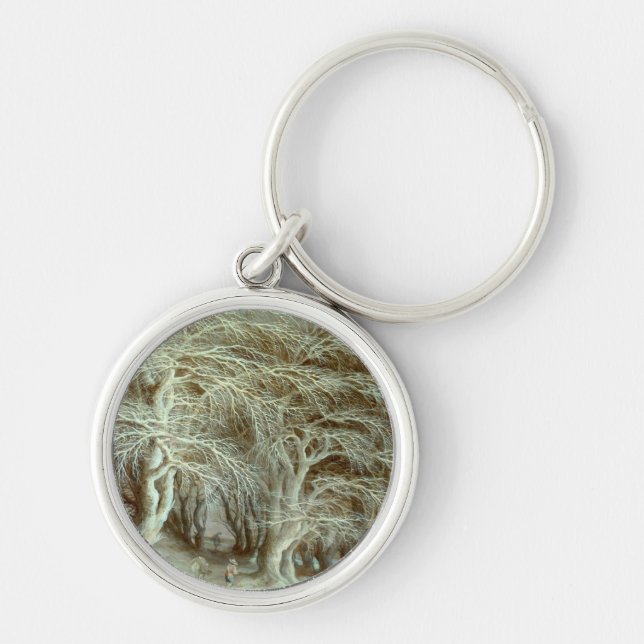 Winter Landscape Gijsbrecht Leytens Key Ring (Front)