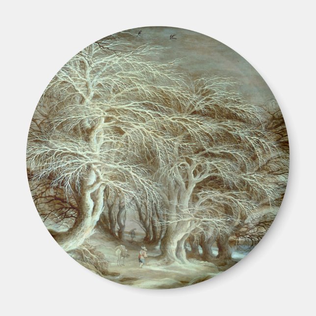 Winter Landscape Gijsbrecht Leytens Magnet (Front)