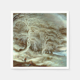 Winter Landscape Gijsbrecht Leytens Napkin