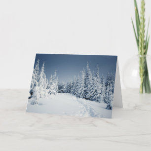 Winter Landscape Holiday Card