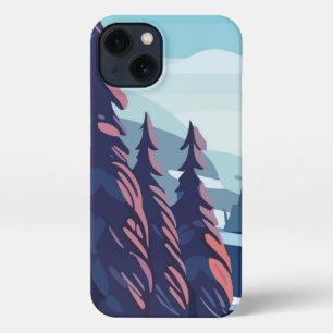 Winter landscape iPhone 13 case