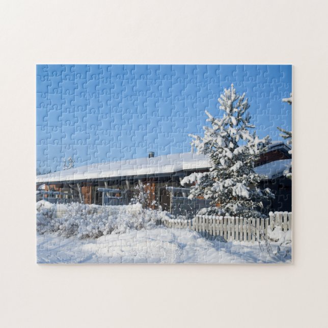 Winter landscape jigsaw puzzle (Horizontal)