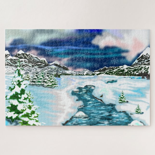 Winter Landscape Jigsaw Puzzle (Horizontal)