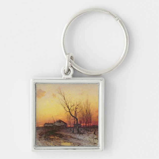 Winter Landscape Key Ring (Front)