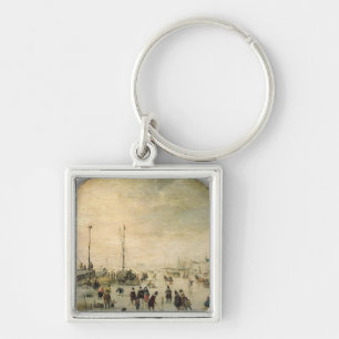 Winter Landscape Key Ring