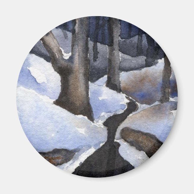Winter Landscape Magnet (Front)