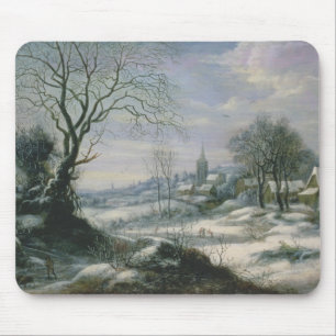 Winter landscape mouse mat