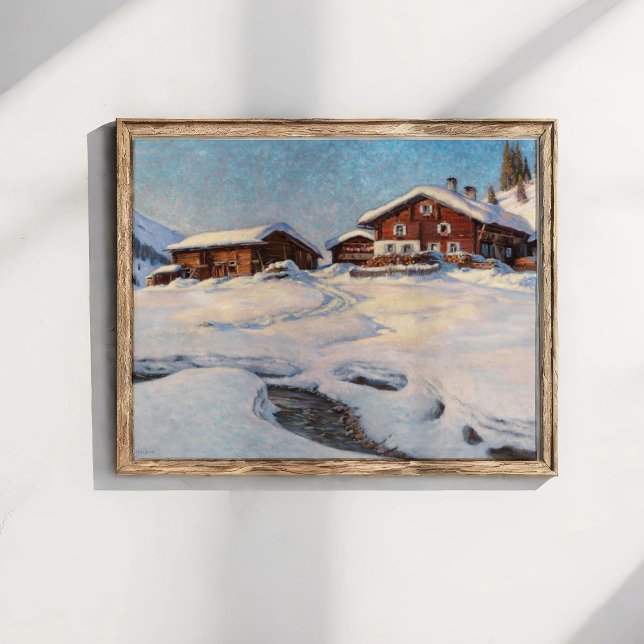 Winter Landscape near Davos, Fine Art Poster (Creator Uploaded)