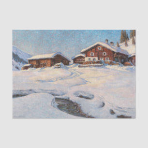 Winter Landscape near Davos  Tissue Paper