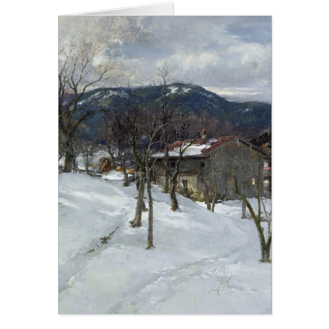 Winter landscape near Kutterling, 1899 (Front)