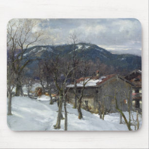 Winter landscape near Kutterling, 1899 Mouse Mat