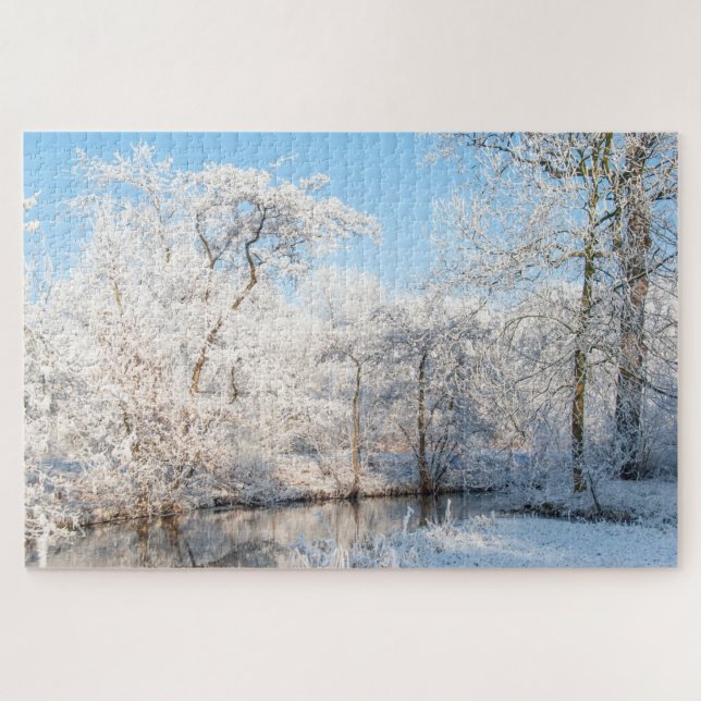 Winter Landscape Photo, 1014 pieces Jigsaw Puzzle (Horizontal)