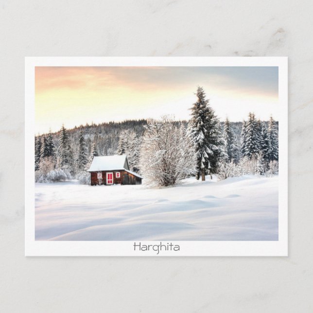 Winter landscape postcard (Front)