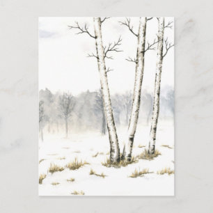 Winter Landscape Postcard