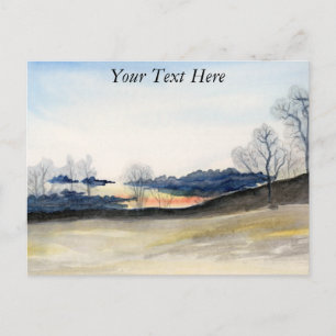 Winter Landscape Postcard