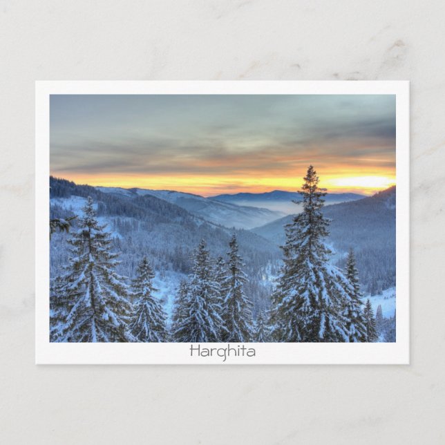 Winter landscape postcard (Front)