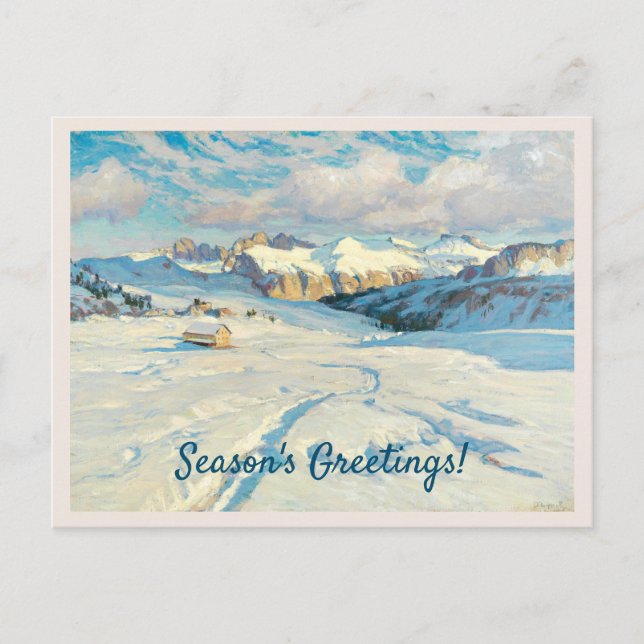 Winter Landscape  Postcard (Front)