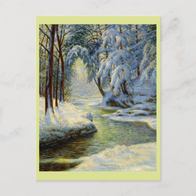 Winter Landscape,  Postcard (Front)