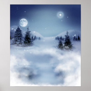 Winter Landscape Poster