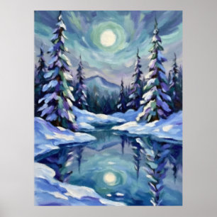 Winter Landscape Poster