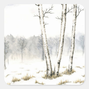 Winter Landscape Sticker