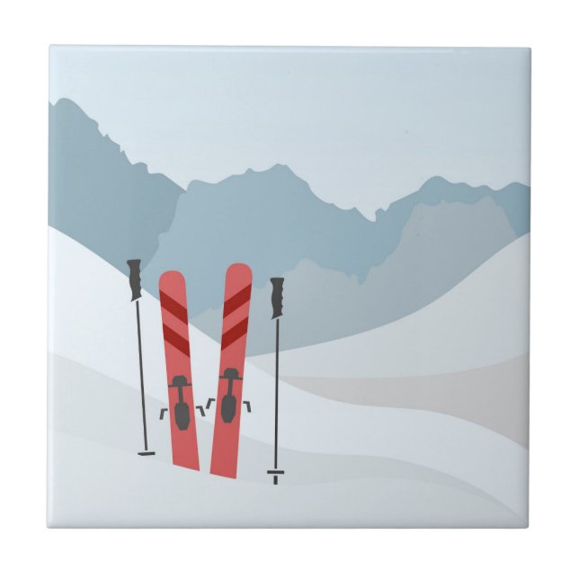 Winter landscape tile (Front)