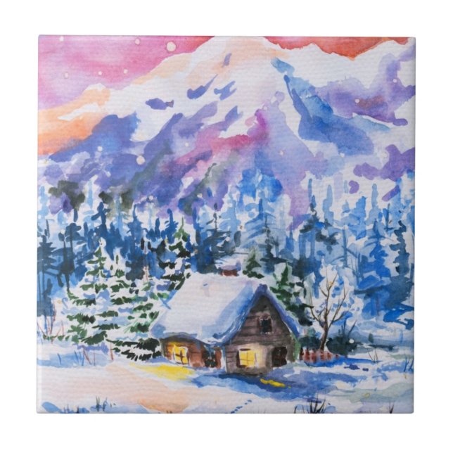 Winter landscape tile (Front)