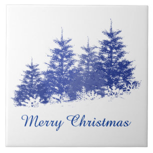 Winter landscape tile