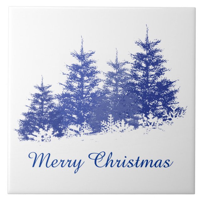 Winter landscape tile (Front)