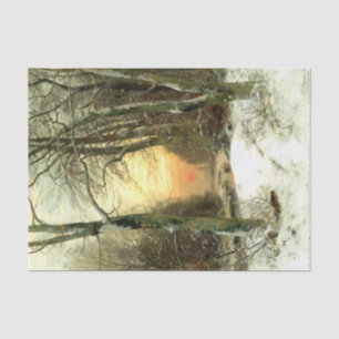 Winter Landscape Tissue Paper