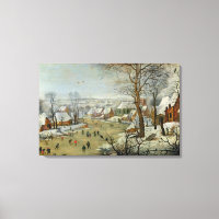 Winter Landscape with Skaters and a Bird Trap