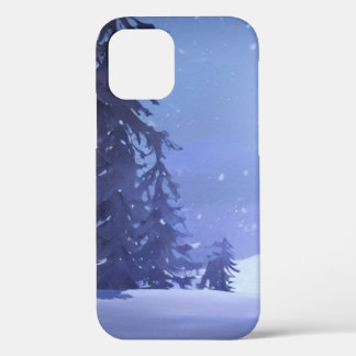 Winter Landscape with Snow-Covered Trees iPhone 12 Pro Case
