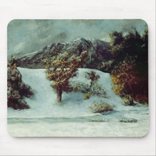 Winter Landscape With The Dents Du Midi, 1876 Mouse Mat
