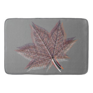 Winter Leaf #3 Bath Mat
