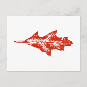 "Winter Leaf #3" Country Roads Postcard